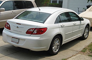 Размер колёс на Chrysler Sebring 2014 Подбор шин на Chrysler Sebring 2014