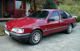 Размер колёс на Ford Sierra 1989 Подбор шин на Ford Sierra 1989