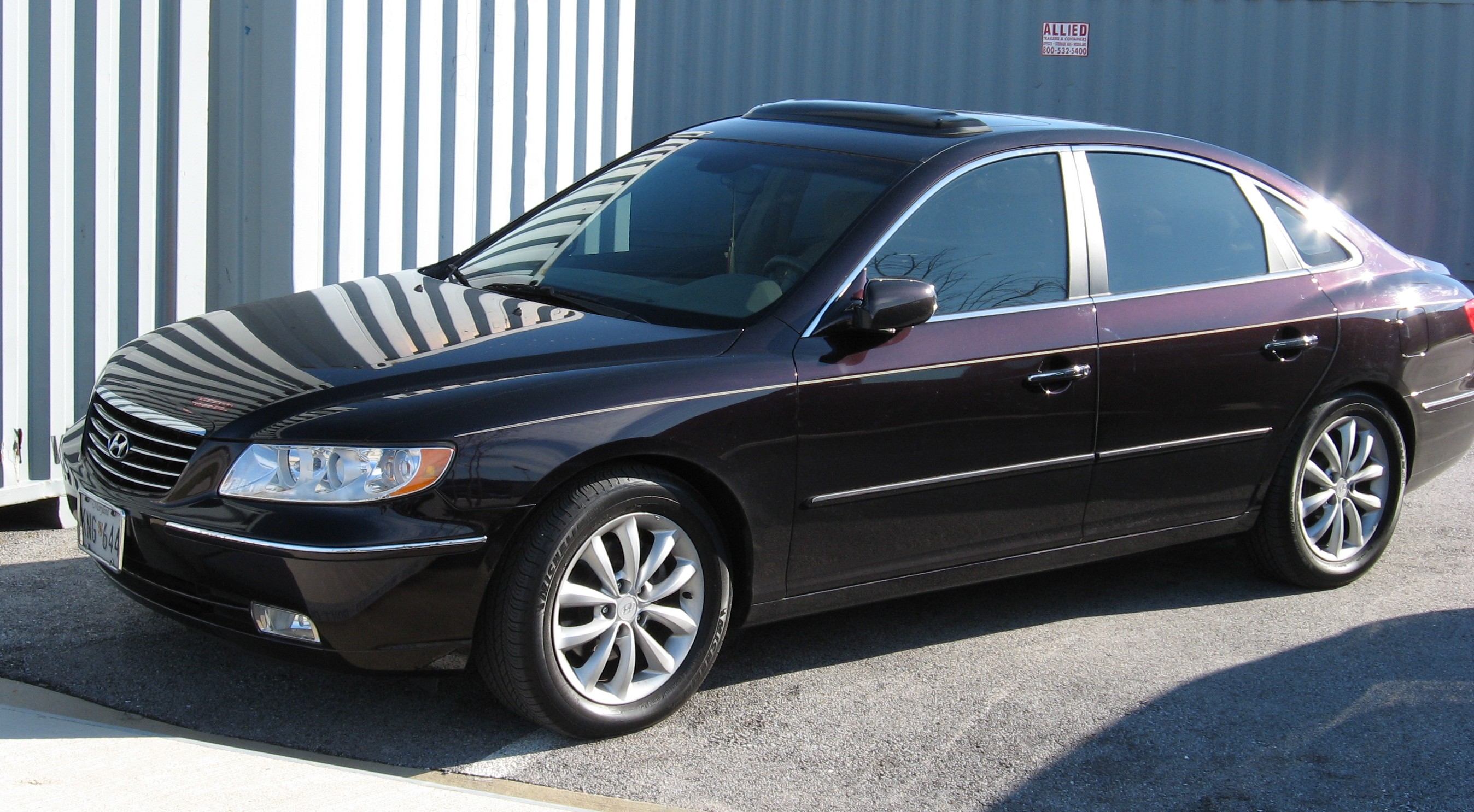 Размер колёс на Hyundai Grandeur 2006 Подбор шин на Hyundai Grandeur 2006