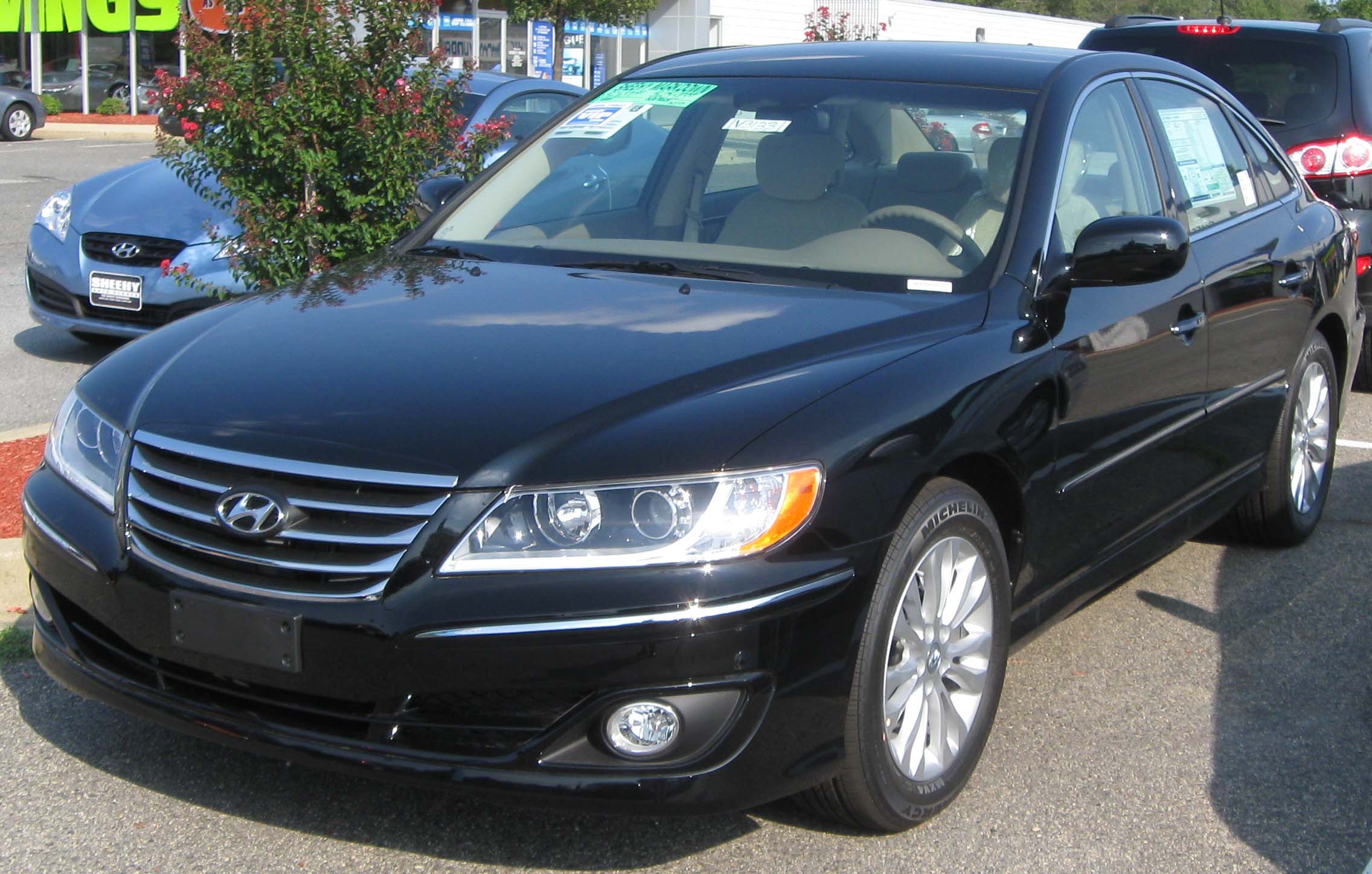 Размер колёс на Hyundai Grandeur 2011 Подбор шин на Hyundai Grandeur 2011