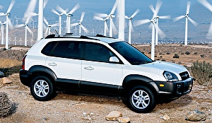 Подбор шин на Hyundai Tucson 2008