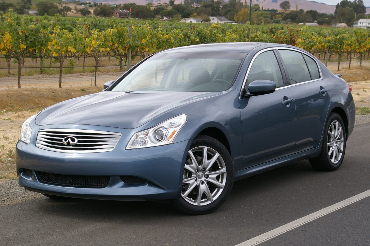 Размер колёс на Infiniti G 2009 Подбор шин на Infiniti G 2009