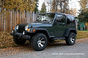 Подбор шин на Jeep Wrangler 2000