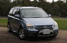 Размер колёс на Kia Grand Carnival 2006 Подбор шин на Kia Grand Carnival 2006