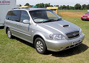 Подбор шин на Kia Sedona 2000