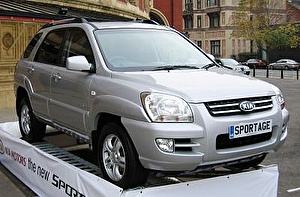 Размер колёс на Kia Sportage 2004 Подбор шин на Kia Sportage 2004