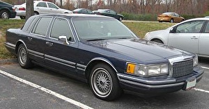 Подбор шин на Lincoln Town Car 2015