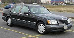 Подбор шин на Mercedes S-Class (W140, C140) 1991