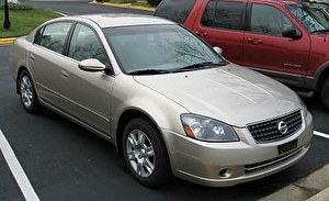 Подбор шин на Nissan Altima 2006