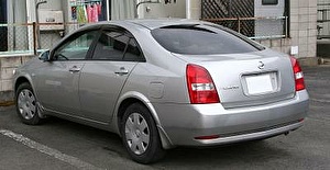 Подбор шин на Nissan Primera 2003