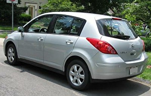 Подбор шин на Nissan Versa 2008