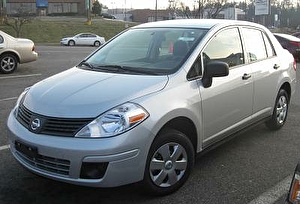 Подбор шин на Nissan Versa 2009