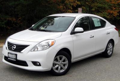 Подбор шин на Nissan Versa 2013