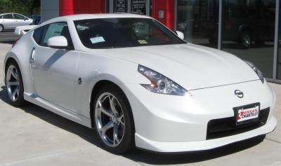 Размер колёс на Nissan Z 2010 Подбор шин на Nissan Z 2010