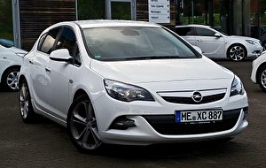 Подбор шин на Opel Astra J 2013