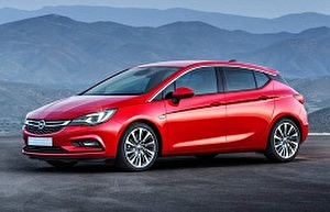 Подбор шин на Opel Astra 2015