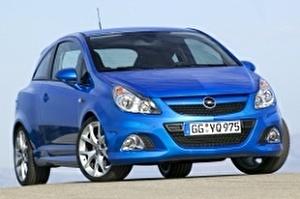 Подбор шин на Opel Corsa OPC 2009