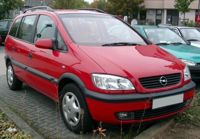 Размер колёс на Opel Zafira 1999 Подбор шин на Opel Zafira 1999