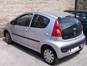 Подбор шин на Peugeot 107 2006