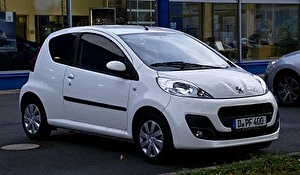 Подбор шин на Peugeot 107 2012