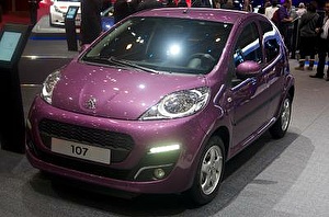 Подбор шин на Peugeot 107 2013