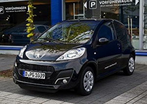 Подбор шин на Peugeot 107 2014