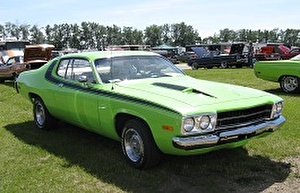 Подбор шин на Plymouth Road Runner 1973