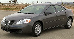 Подбор шин на Pontiac G6 2005