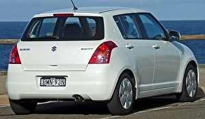 Подбор шин на Suzuki Swift 2010