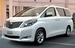 Подбор шин на Toyota Alphard 2009