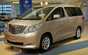 Подбор шин на Toyota Alphard 2011