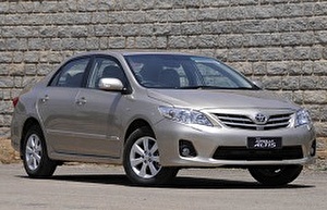 Подбор шин на Toyota Corolla Altis 2011