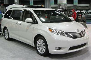 Подбор шин на Toyota Sienna 2010