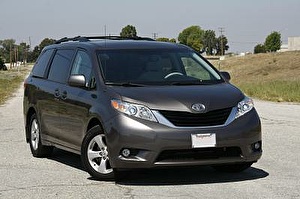 Подбор шин на Toyota Sienna 2013