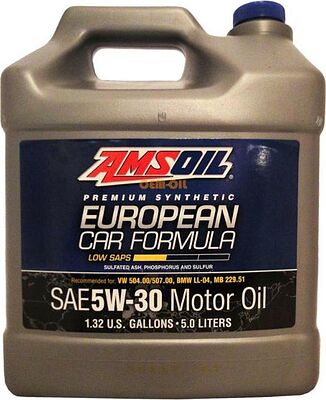 AMSoil European Car Formula Low-SAPS Synthetic Motor Oil 5W-30 5л