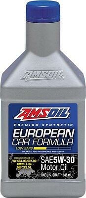AMSoil European Car Formula Low-SAPS Synthetic Motor Oil 5W-30 0.94л