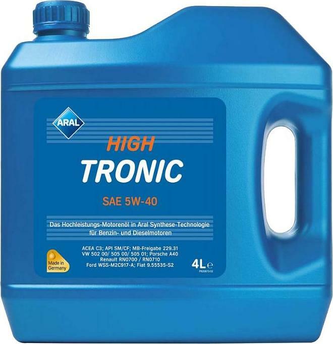 Aral High Tronic 5W-40 4л