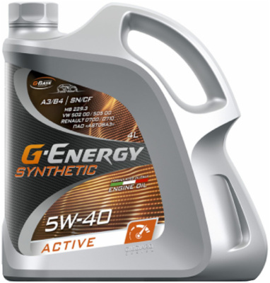 G-Energy Synthetic Active 5W-40 4л