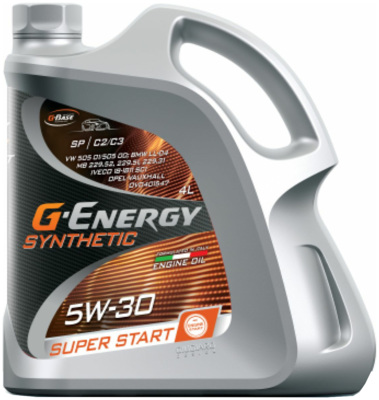 G-Energy Synthetic SuperStart 5W-30 4л