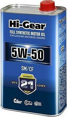 Hi-Gear Full Synthetic Motor Oil 5W-50 1л