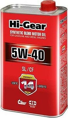 Hi-Gear Synthetic Blend Motor 5W-40 1л