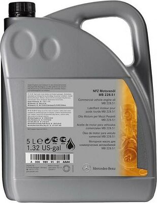 Mercedes-Benz Motor Oil 10W-40 228.51 5л