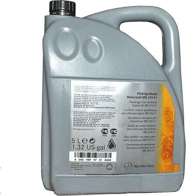 Mercedes-Benz Motor Oil 5W-30 229.51 5л