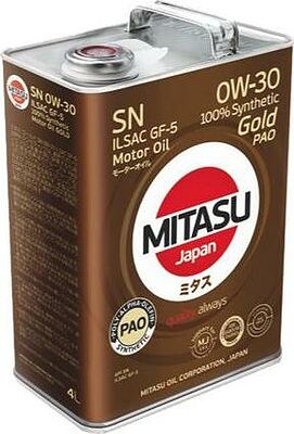 Mitasu MJ-103 Gold PAO SN 0W-30 4л