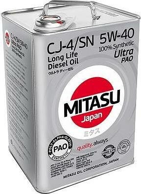 Mitasu MJ-211 Ultra PAO Diesel CJ-4/SN