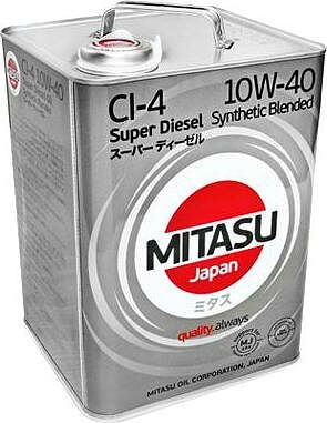 Mitasu MJ-222 Super Diesel CI-4 10W-40 6л