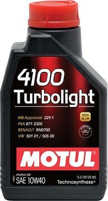 Motul 4100 Turbolight 10W-40 A3/B4 1л