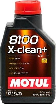 Motul 8100 X-Clean + 5W-30 1л