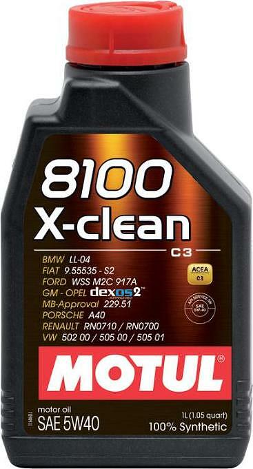 Motul 8100 X-clean 5W-40 1л