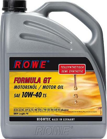 Rowe Hightec Formula GT 10W-40 TS 5л